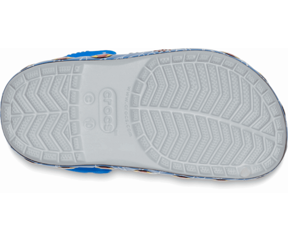 Crocs Kids'  Fun Lab Spider-Man Lights Clog Light Grey