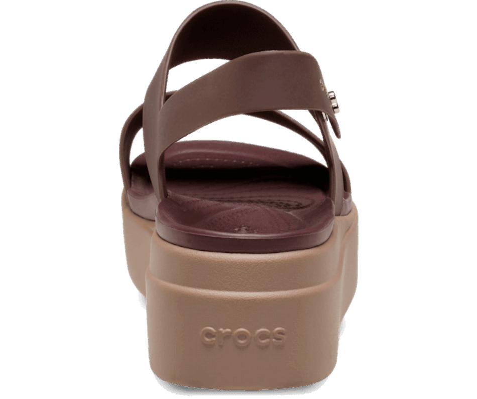 Crocs Women’s  Brooklyn Low Wedge Mocha-Mushroom
