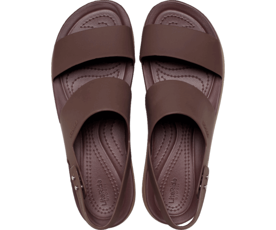 Crocs Women’s  Brooklyn Low Wedge Mocha-Mushroom