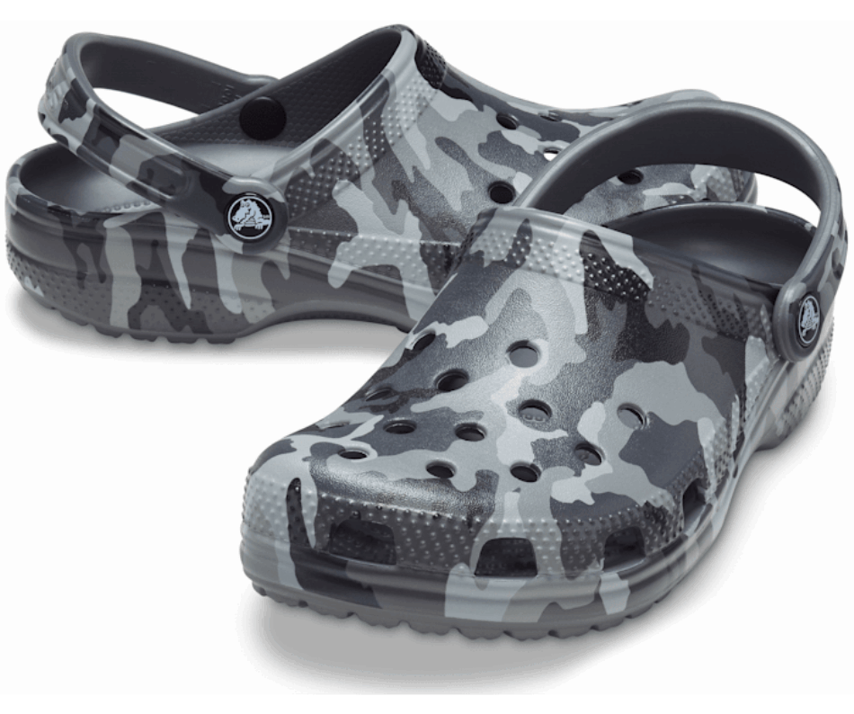 Crocs Classic Printed Camo Clog Slate Grey-Multi