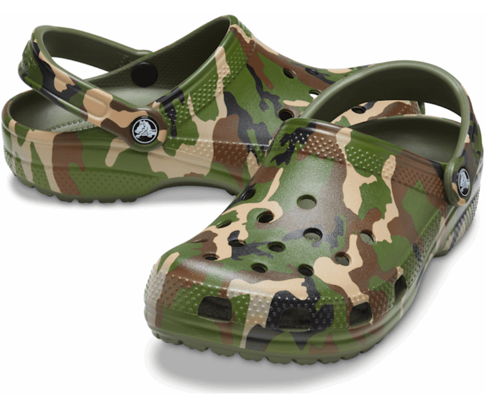Crocs Classic Printed Camo Clog Army Green-Multi