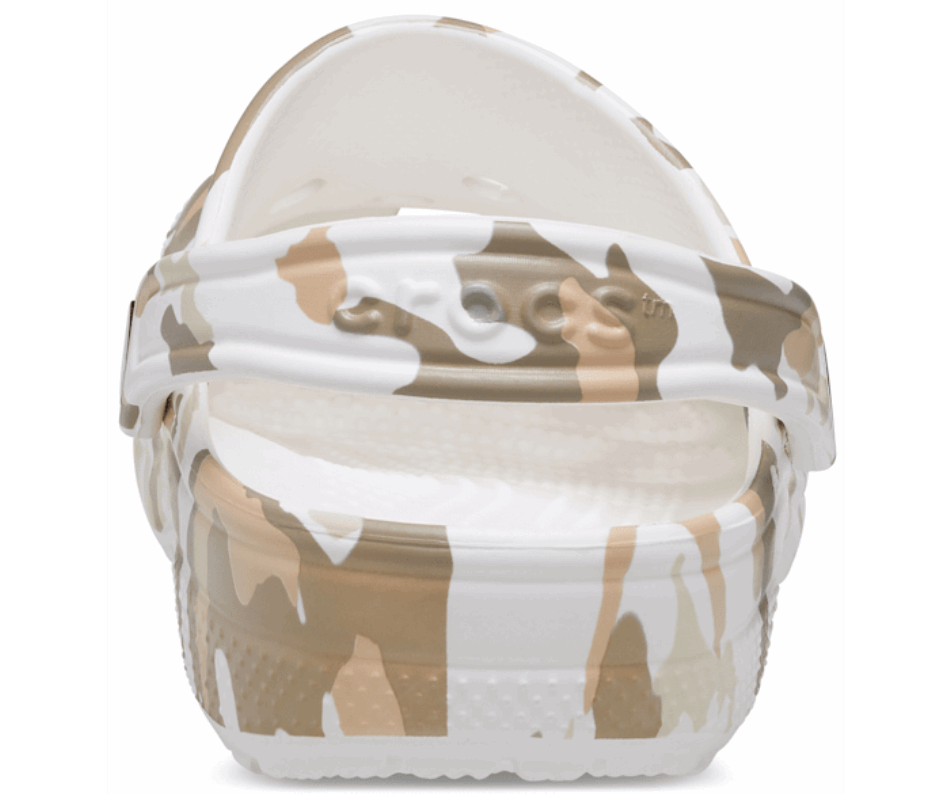 Crocs Classic Printed Camo Clog White-Multi