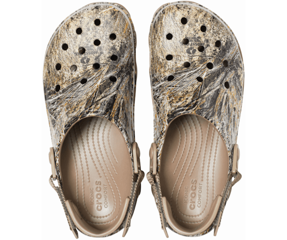 Crocs Classic All-Terrain Mossy Oak Brush Clog Khaki