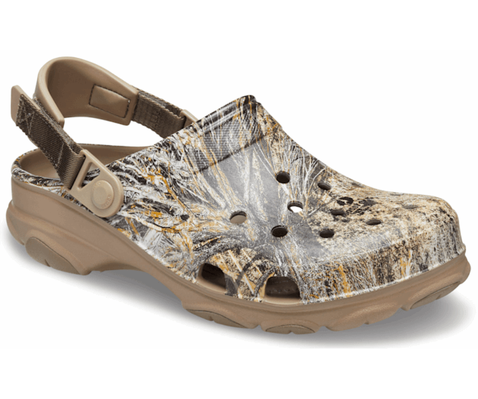 Crocs Classic All-Terrain Mossy Oak Brush Clog Khaki