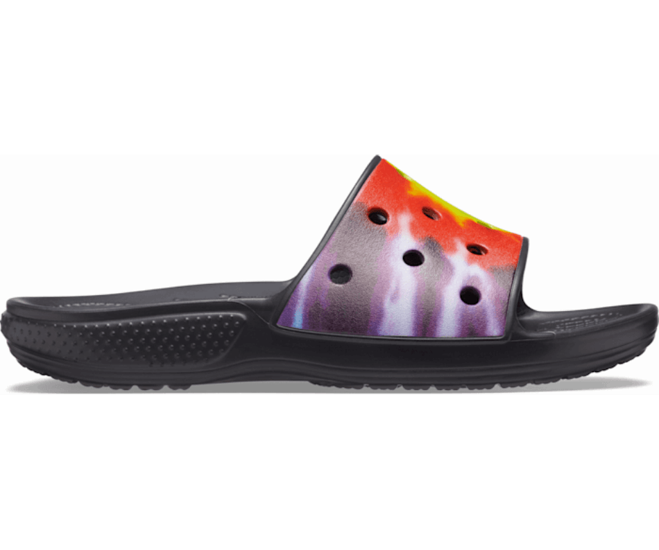 Crocs Classic  Tie-Dye Graphic Slide Multi