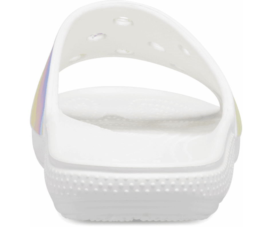 Crocs Classic  Tie-Dye Graphic Slide White-Multi