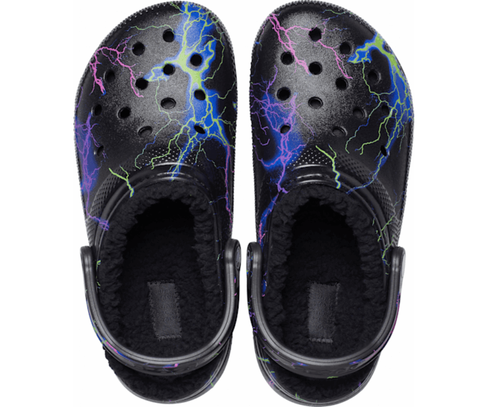 Crocs Classic Lined Out of This World Clog Black