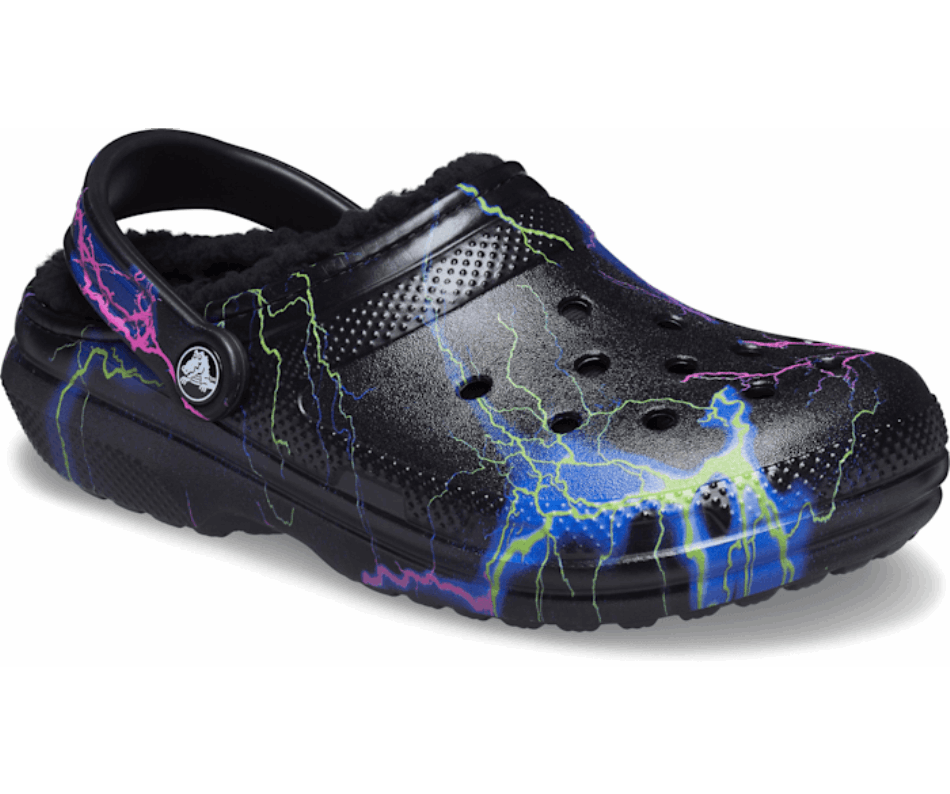 Crocs Classic Lined Out of This World Clog Black