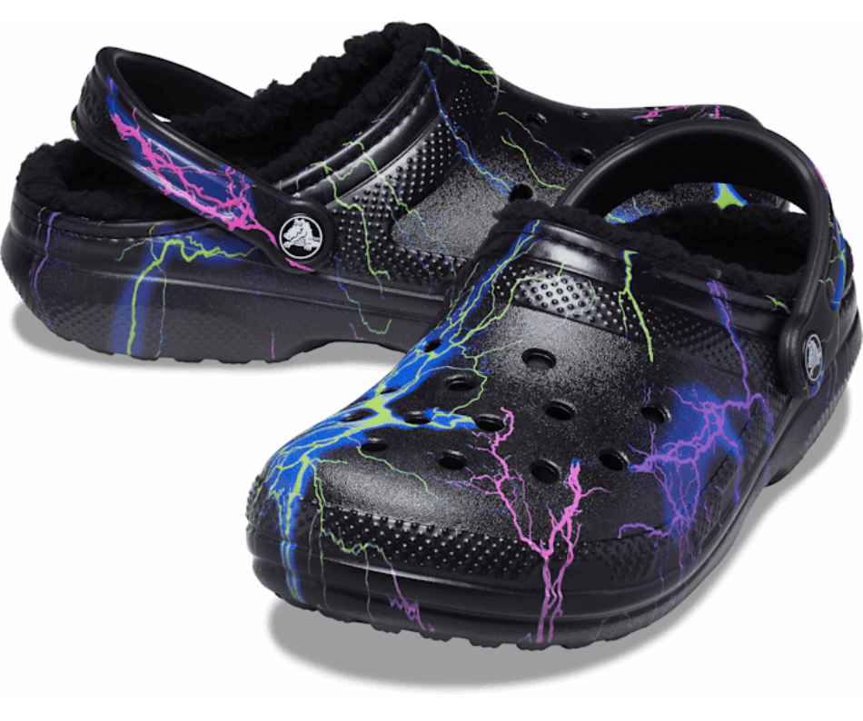 Crocs Classic Lined Out of This World Clog Black
