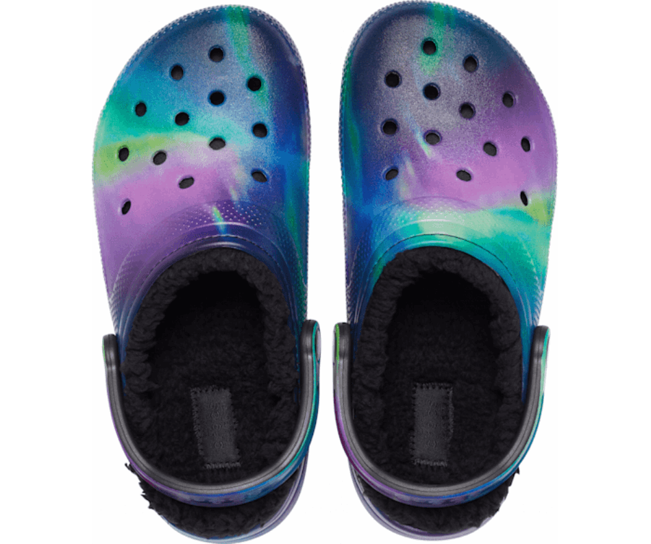 Crocs Classic Lined Out of This World Clog Multi-Black
