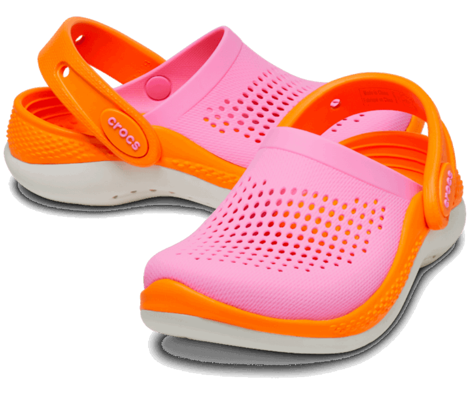Crocs Toddlers' LiteRide 360 Clog Taffy Pink-Orange Zing