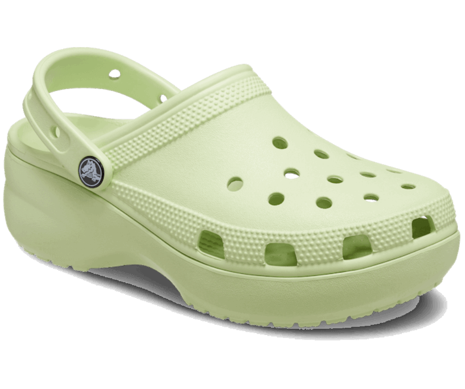 Crocs Women's Classic Platform Clog Celery
