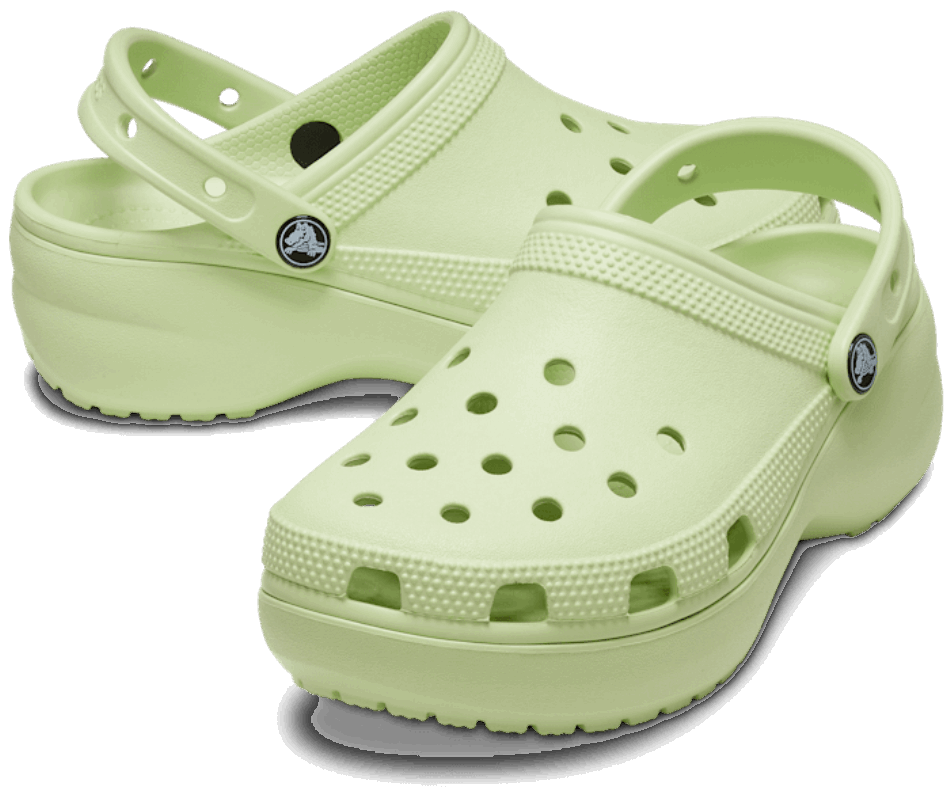 Crocs Women's Classic Platform Clog Celery