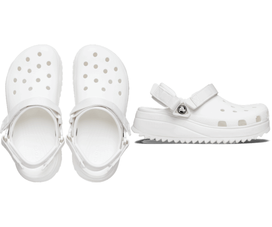 Crocs Classic Hiker Clog White