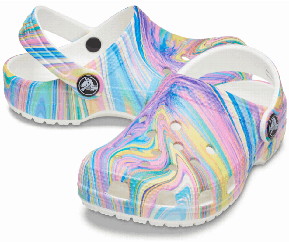 Crocs Kids' Classic Out of this World II Clog Multi-White
