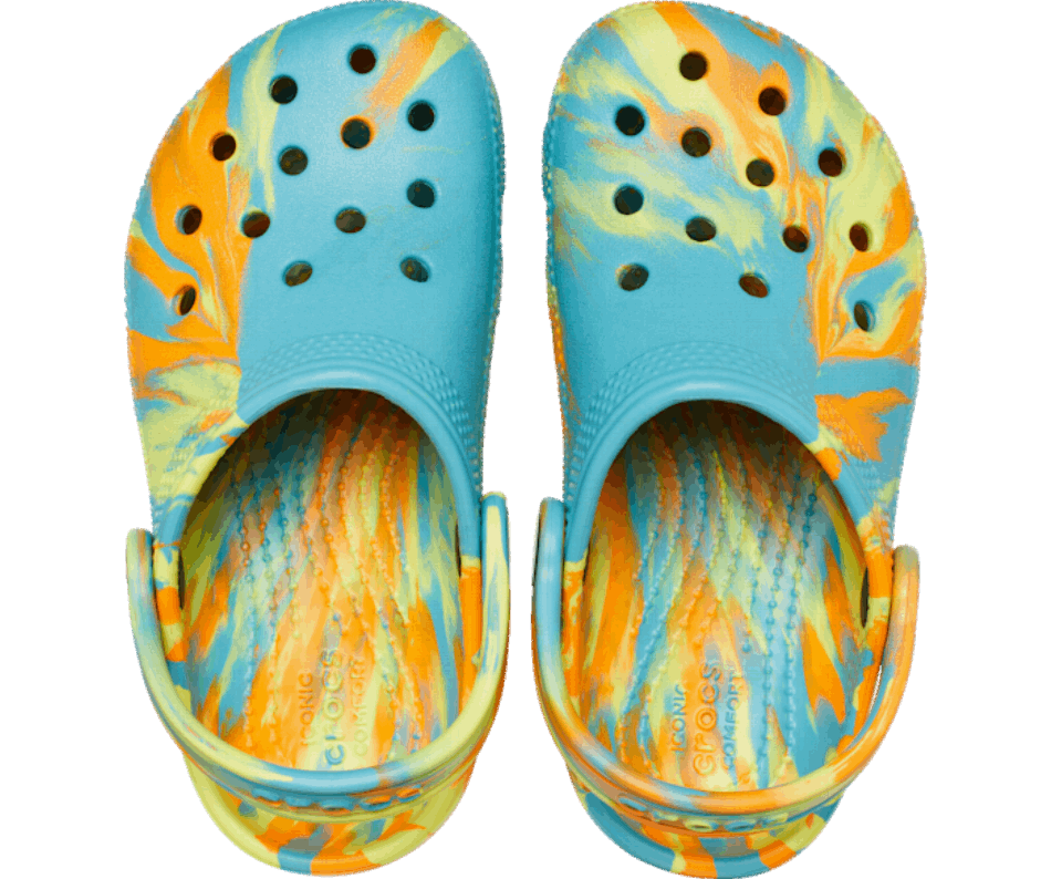 Crocs Toddler Classic Marbled Clog Turq Tonic-Multi