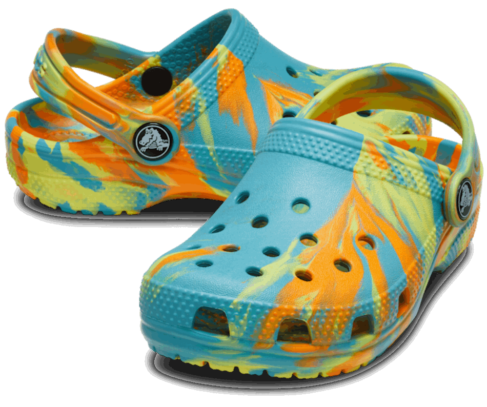 Crocs Toddler Classic Marbled Clog Turq Tonic-Multi