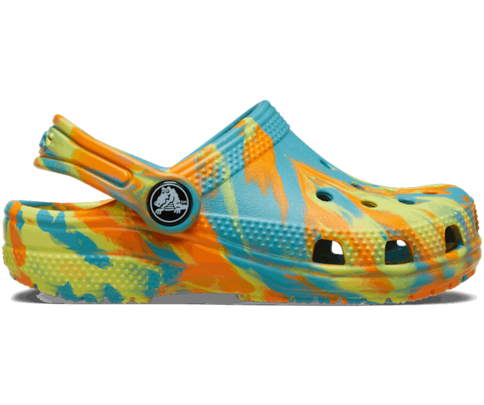 Crocs Toddler Classic Marbled Clog Turq Tonic-Multi