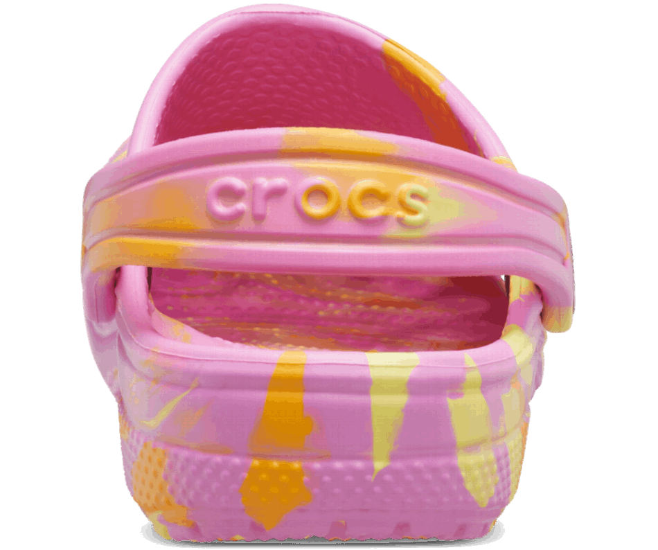 Crocs Toddler Classic Marbled Clog Taffy Pink-Multi