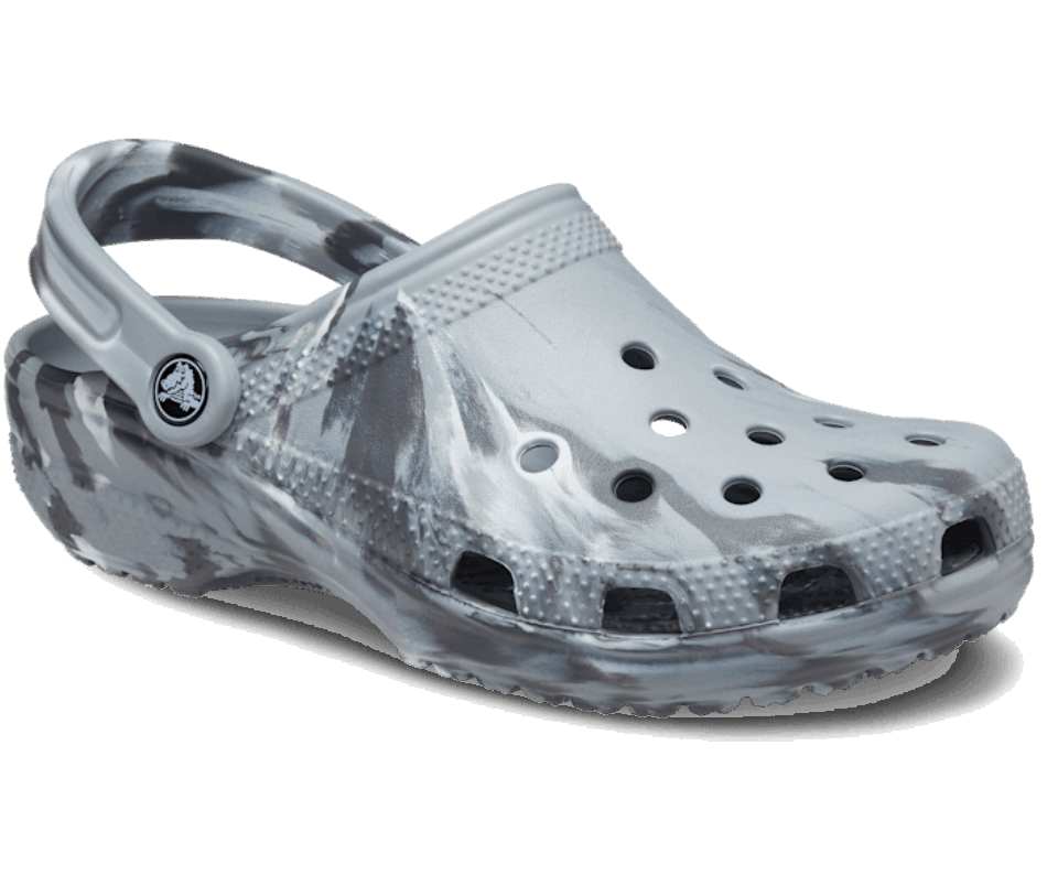 Crocs Classic Marbled Clog Light Grey-Multi
