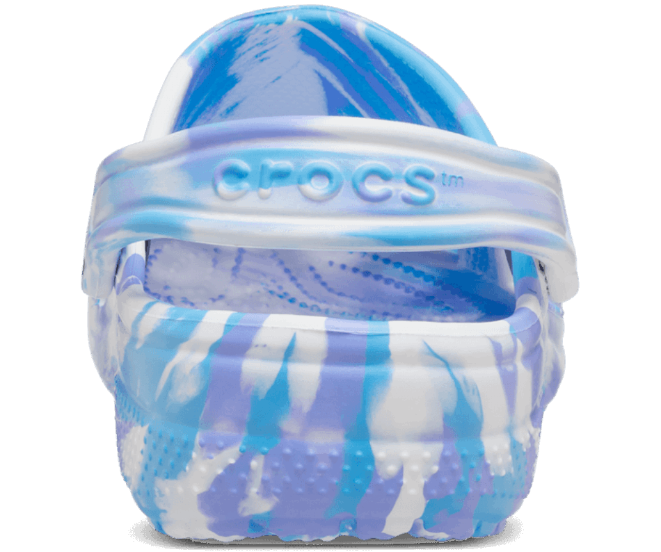 Crocs Classic Marbled Clog White-Oxygen