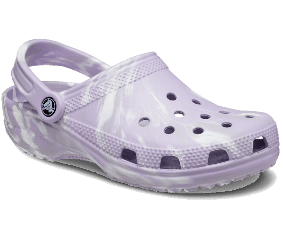 Crocs Classic Marbled Clog Lavender-Multi