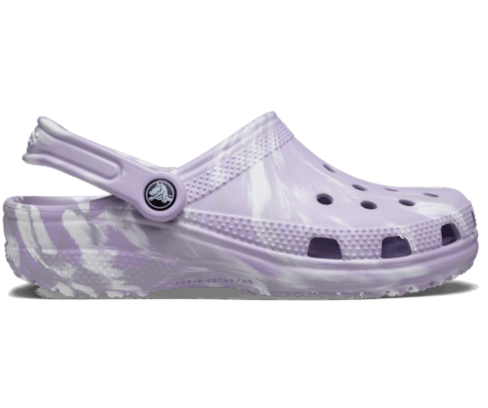 Crocs Classic Marbled Clog Lavender-Multi