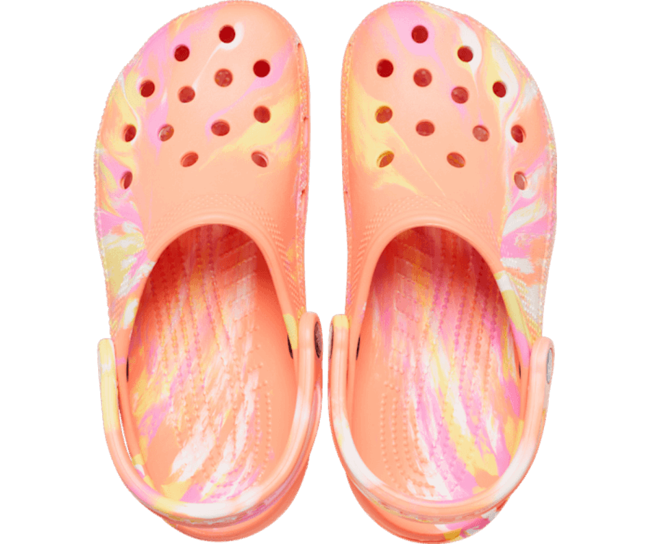 Crocs Classic Marbled Clog Papaya-Multi
