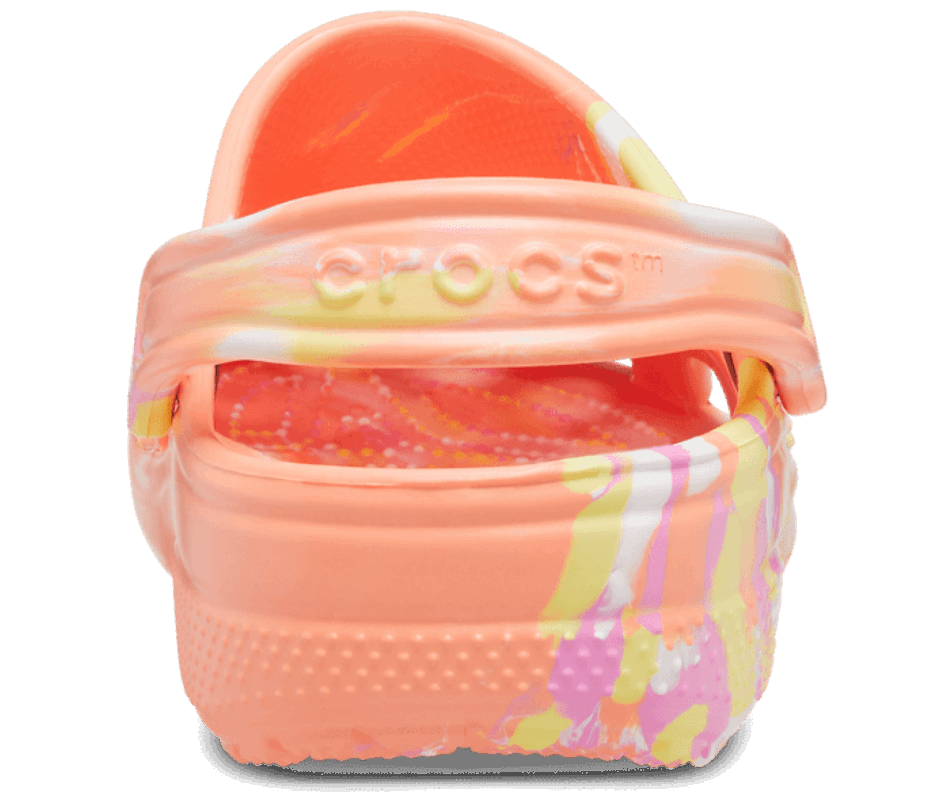 Crocs Classic Marbled Clog Papaya-Multi