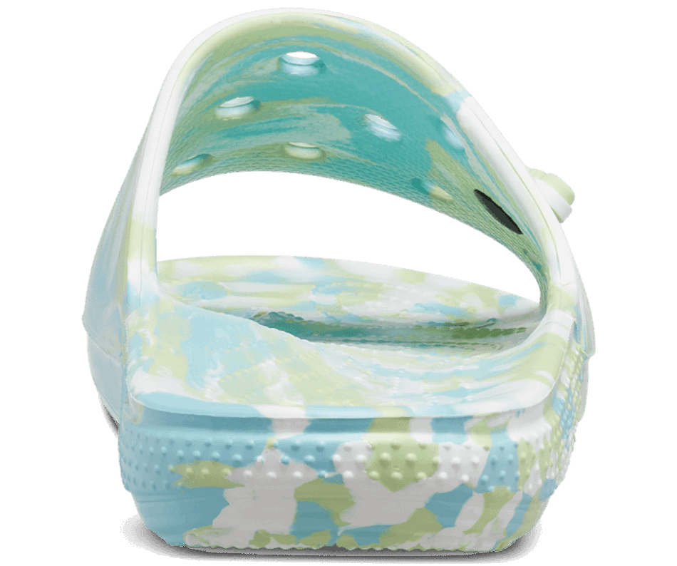 Crocs Classic Marbled Slide Pure Water-Multi