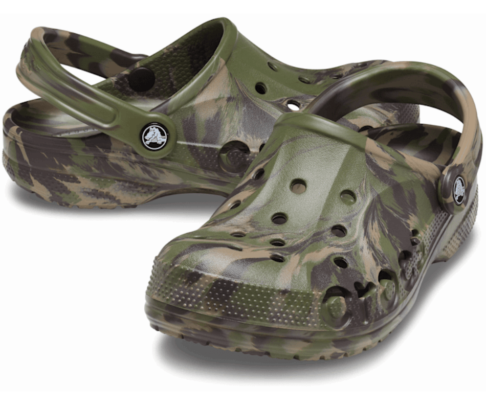 Crocs Baya Marbled Clog Army Green-Multi