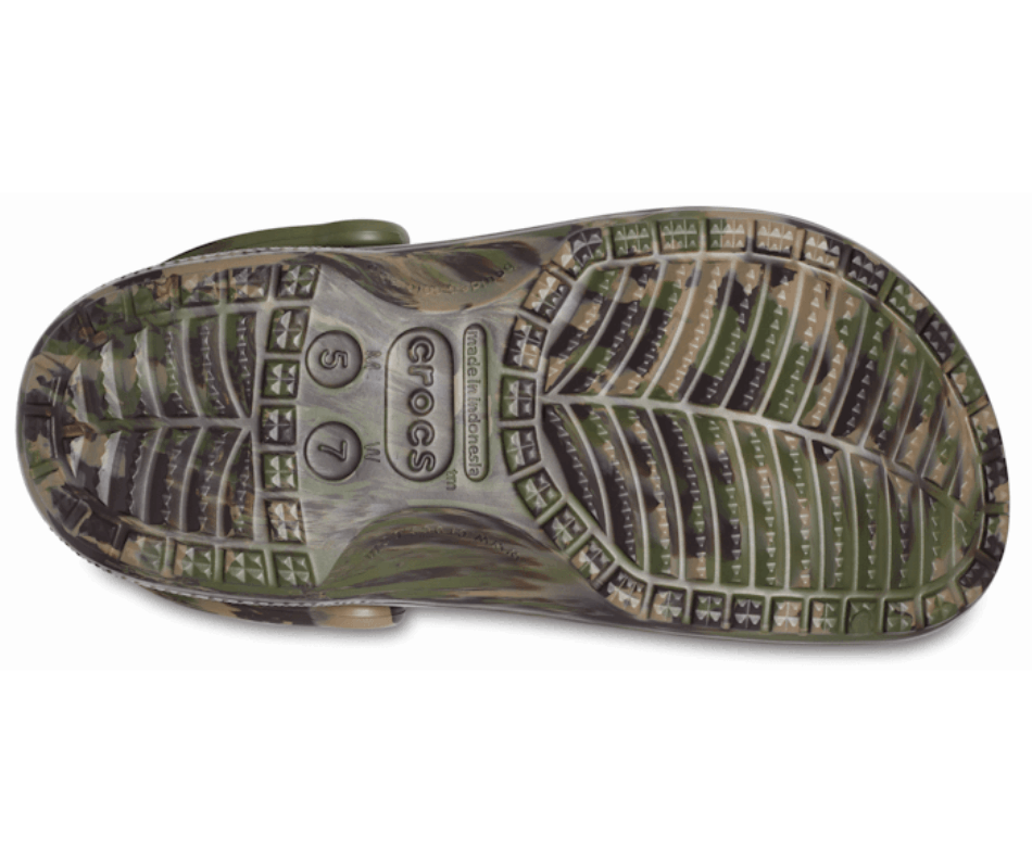 Crocs Baya Marbled Clog Army Green-Multi