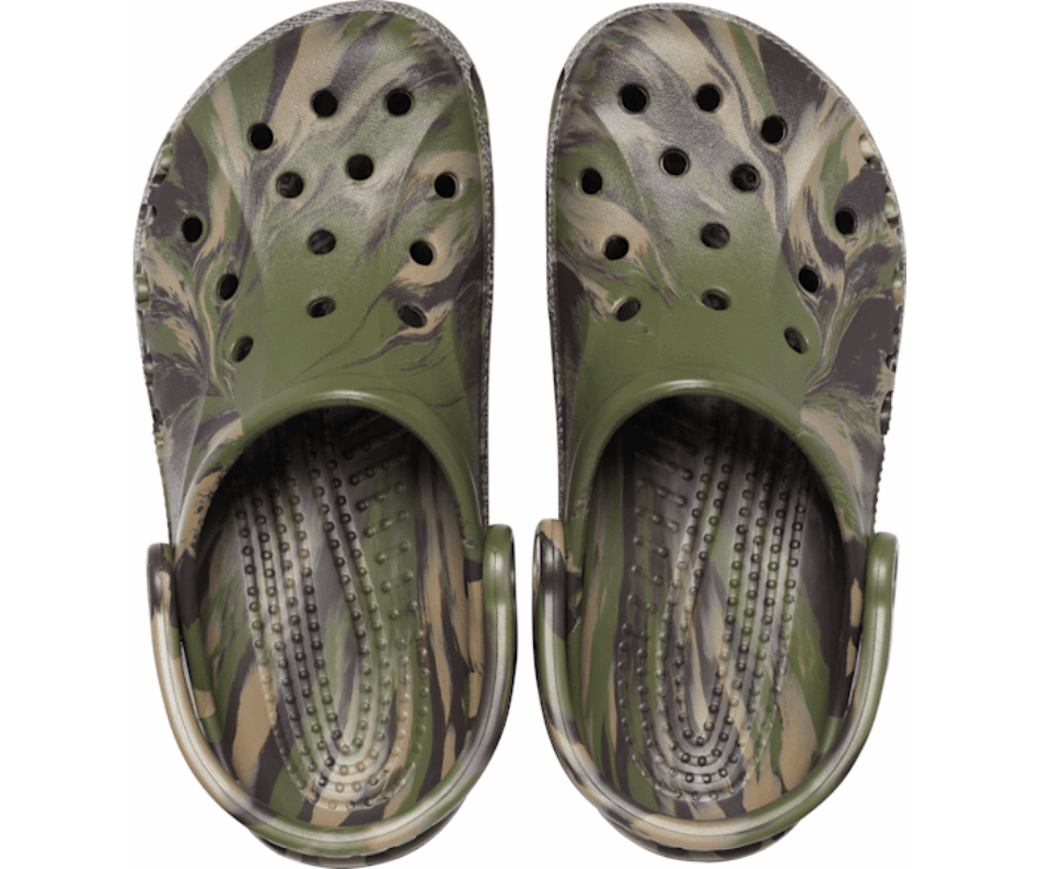 Crocs Baya Marbled Clog Army Green-Multi