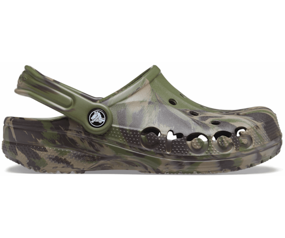 Crocs Baya Marbled Clog Army Green-Multi