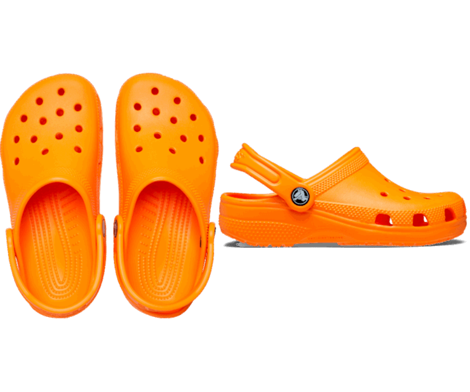Crocs Toddler Classic Clog Orange Zing