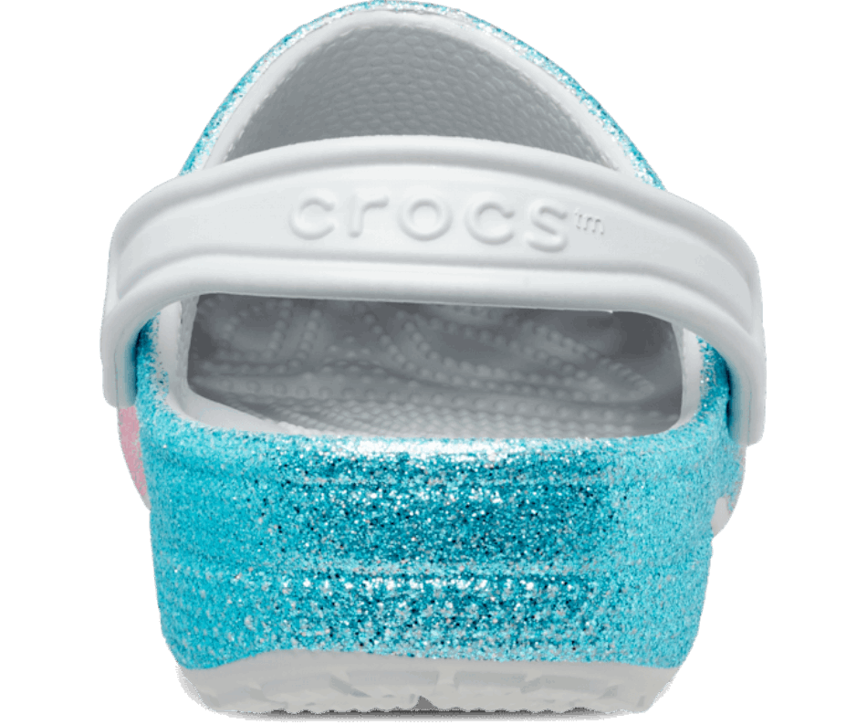 Crocs Toddler Classic Glitter Clog Shimmer-Multi