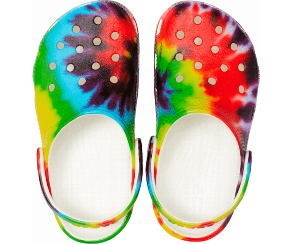 Crocs Toddler Classic Tie-Dye Graphic Clog Multi