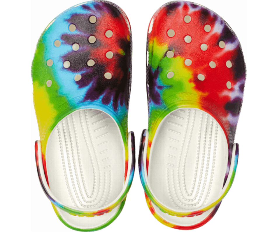 Crocs Kids' Classic Tie-Dye Graphic Clog Multi