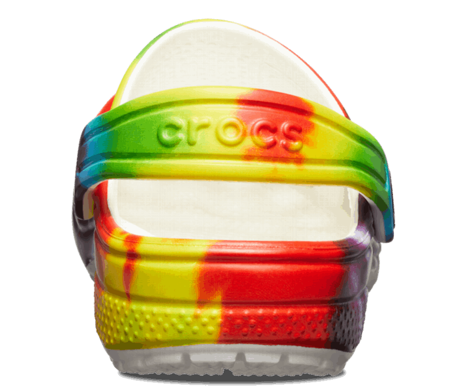 Crocs Kids' Classic Tie-Dye Graphic Clog Multi