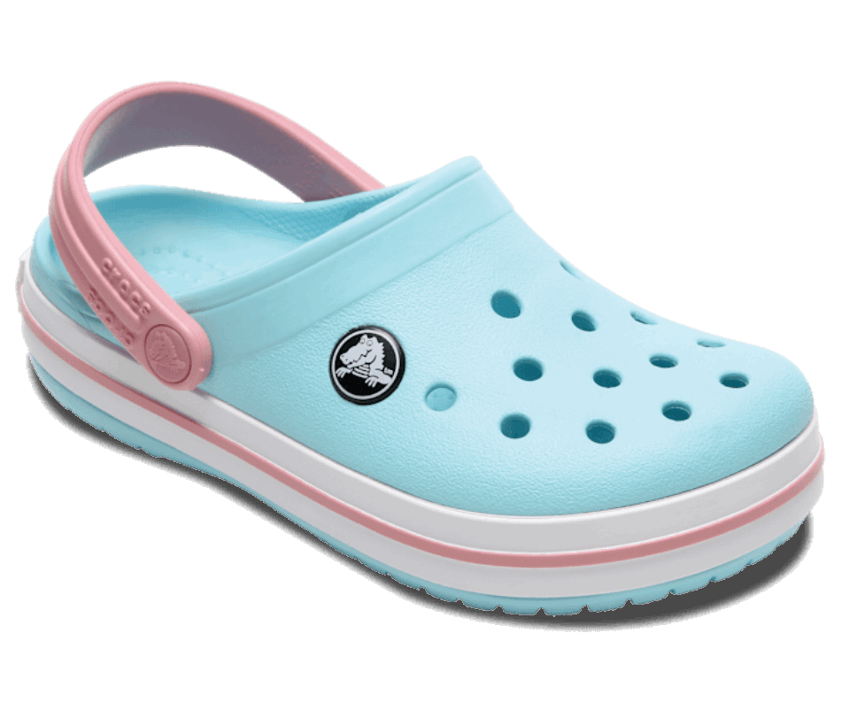 Crocs Toddler Crocband Clog Ice Blue-White
