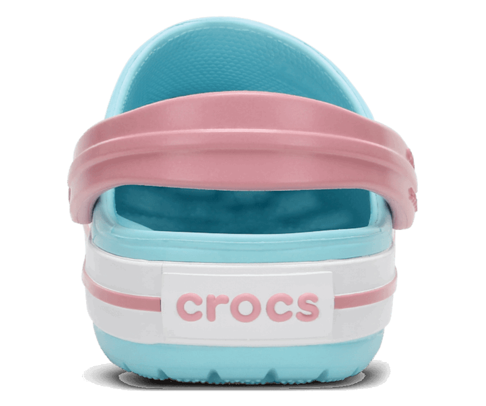Crocs Toddler Crocband Clog Ice Blue-White
