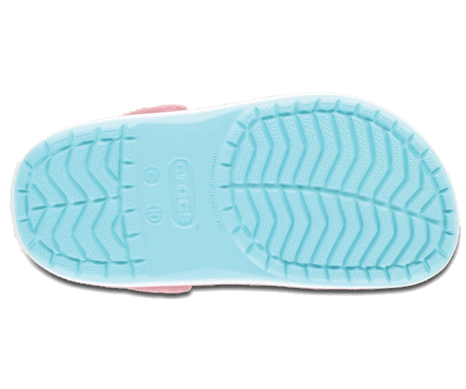 Crocs Toddler Crocband Clog Ice Blue-White
