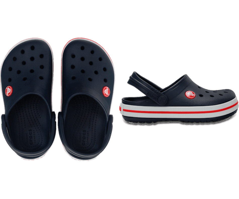Crocs Kids' Crocband Clog Navy-Red