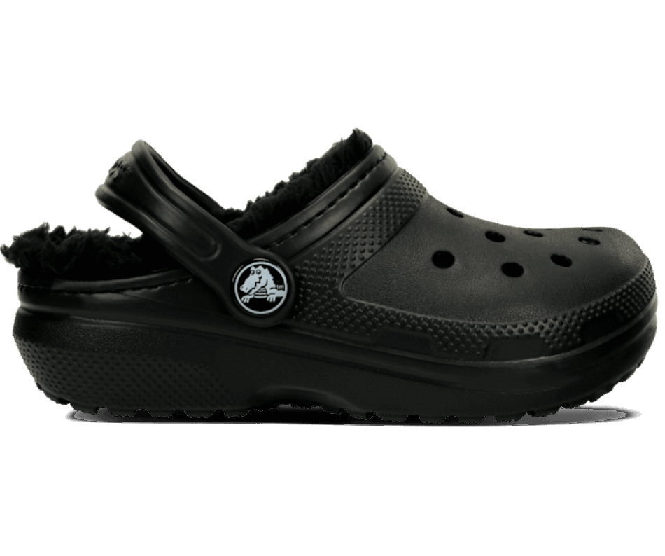 Crocs Toddler Classic Lined Clog Black