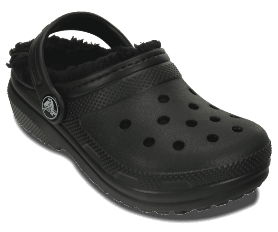 Crocs Toddler Classic Lined Clog Black