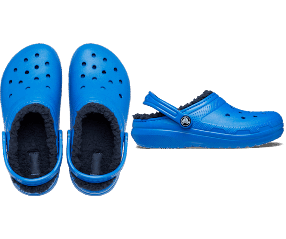 Crocs Toddler Classic Lined Clog Blue Bolt