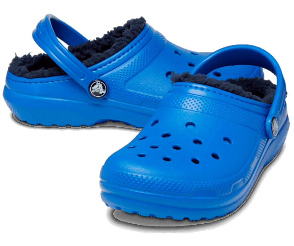 Crocs Toddler Classic Lined Clog Blue Bolt