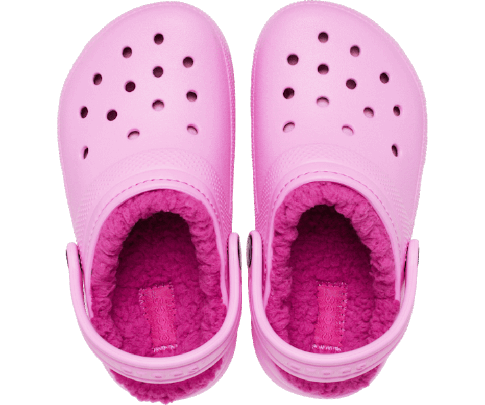 Crocs Toddler Classic Lined Clog Taffy Pink