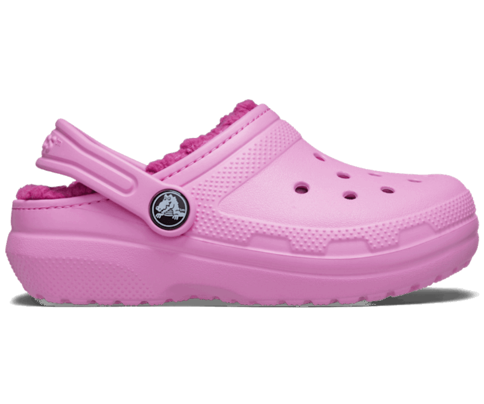 Crocs Toddler Classic Lined Clog Taffy Pink