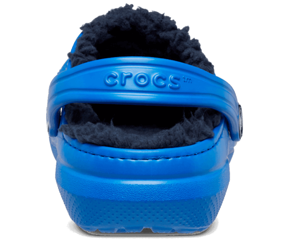 Crocs Kids' Classic Lined Clog Blue Bolt